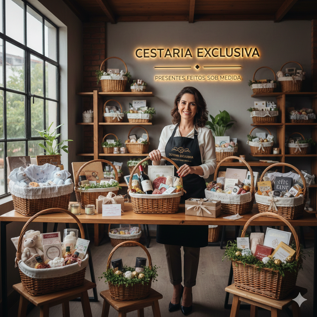 Estratégias adotadas por empresários para diferenciar cestas personalizadas no mercado competitivo